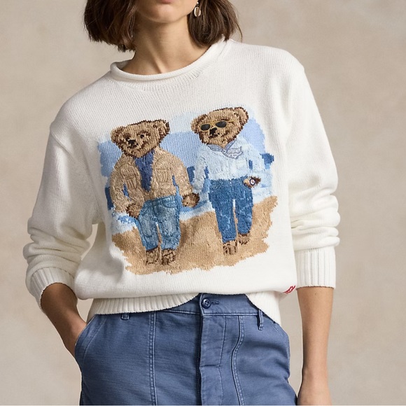 Polo Ralph Lauren Sweaters - The Ralph & Ricky Bear Sweater size Small